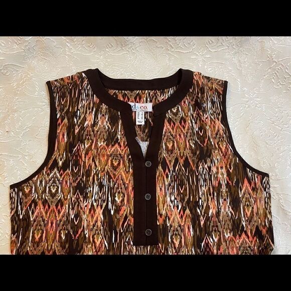 🥀Denim & Co , Perfect Jersey Sleeveless top S - Picture 8 of 8